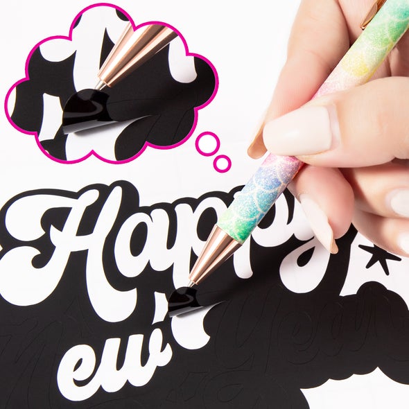 Teckwrap Rainbow Mermaid Weeding Pen image 2