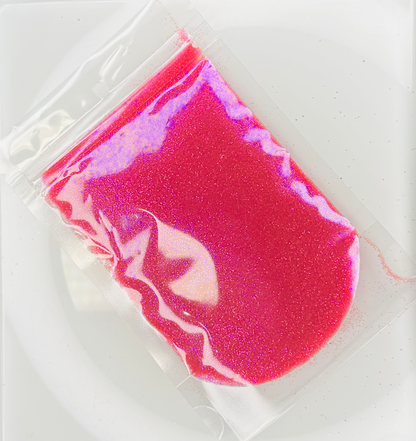Pink Static - Iridescent/Rainbow Dream Fine Glitter Collection image 1