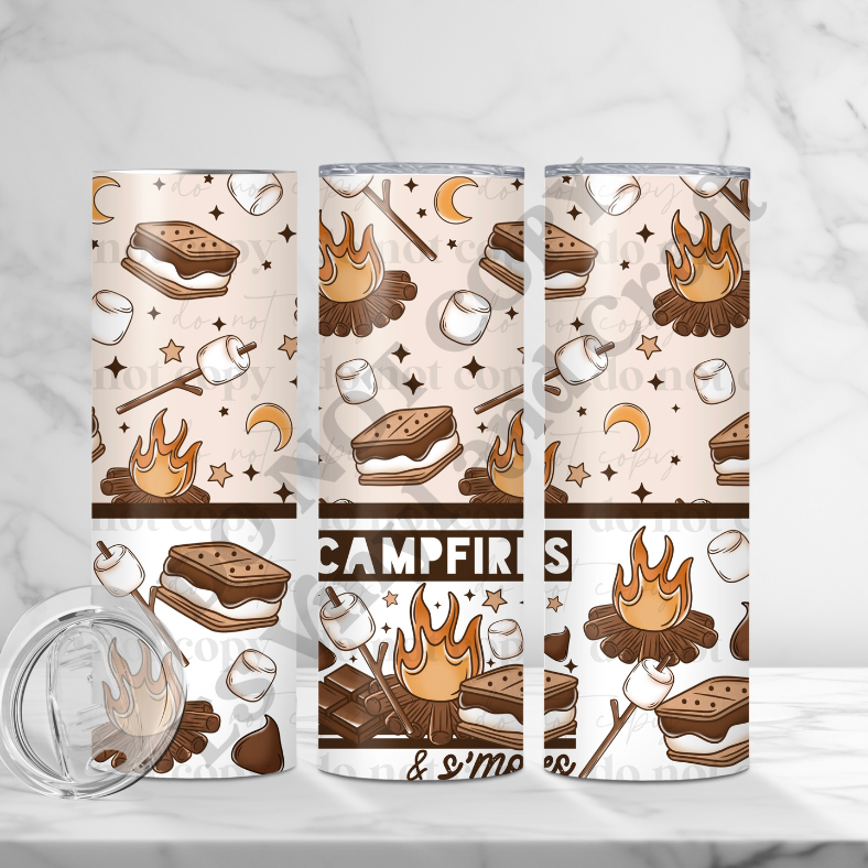 Campfires - Full 20oz Tumbler Sublimation Ready image 0