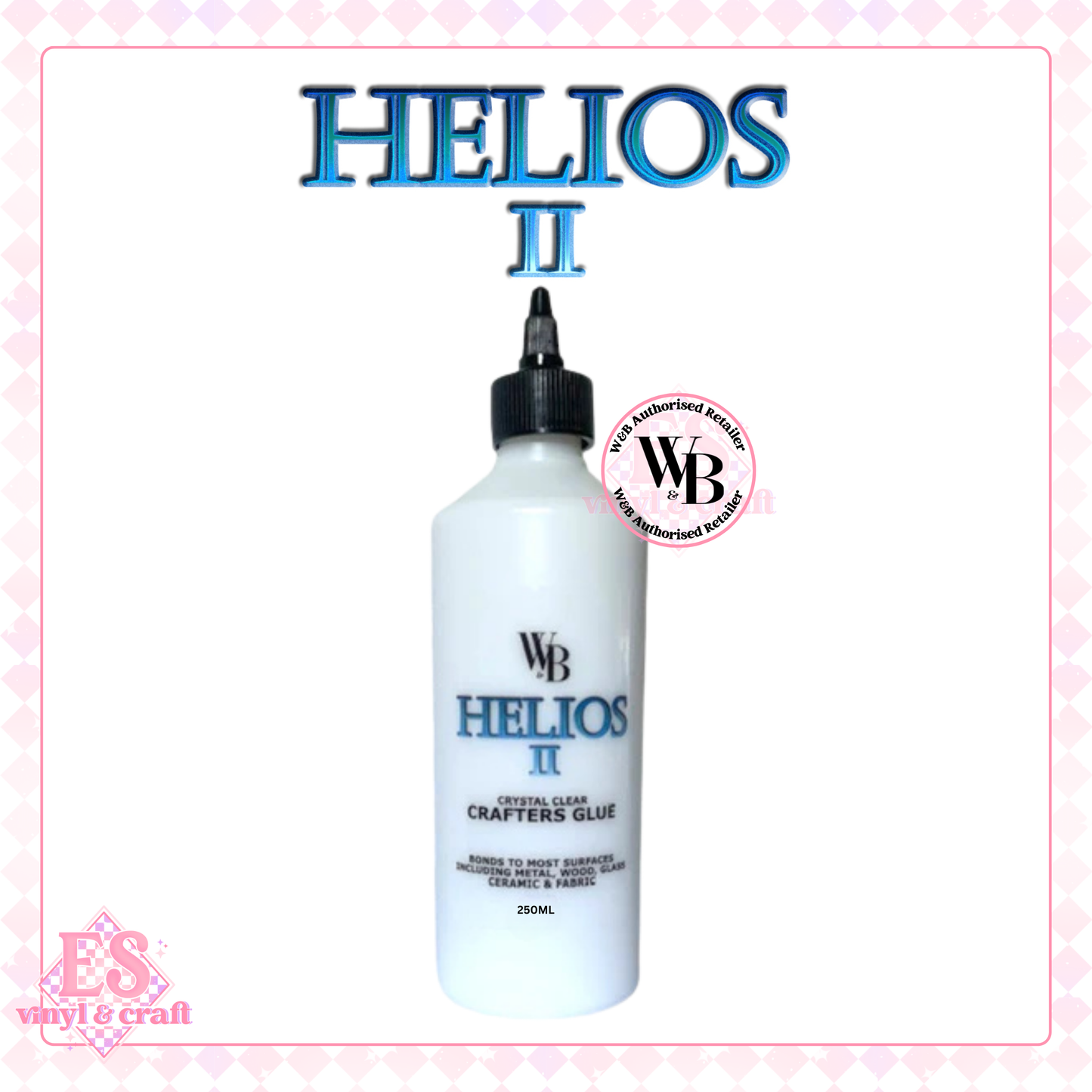HELIOS II Crystal Clear - Crafters Glue image 0