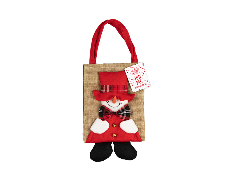 Jute Bag with 3D Character image 2