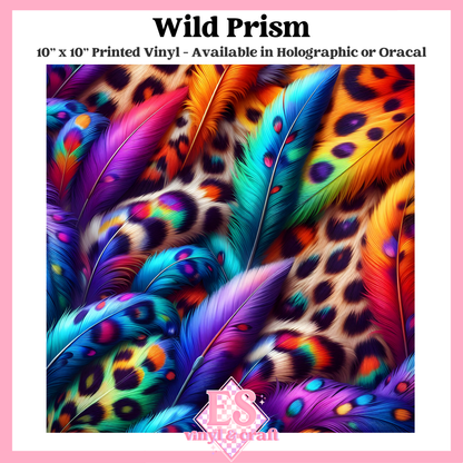 Wild Prism - 10" x 10" Self Adhesive Vinyl (Oracal or Holo) image 0