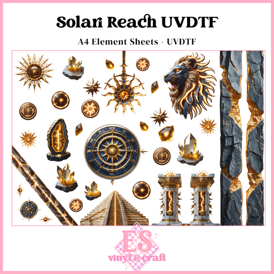 Solari Reach - UVDTF Element Sheet (A4 Sheet)