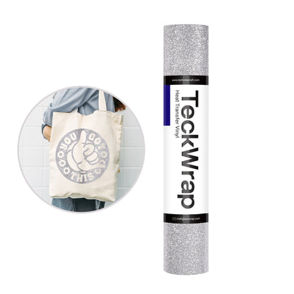 Glitter Heat Transfer Vinyl - 12''