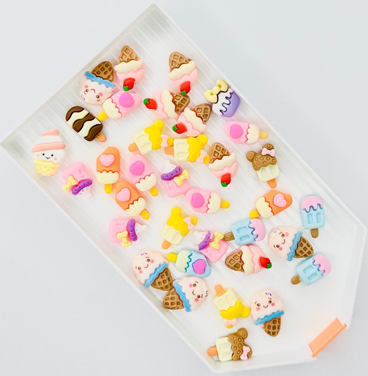 Ice Cream Parlour Cabochon Flat Back Charm (Pack of 10) image 0