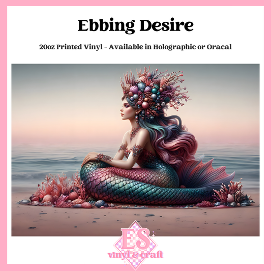 Ebbing Desire - 20oz Printed Tumbler Self Adhesive Vinyl image 0