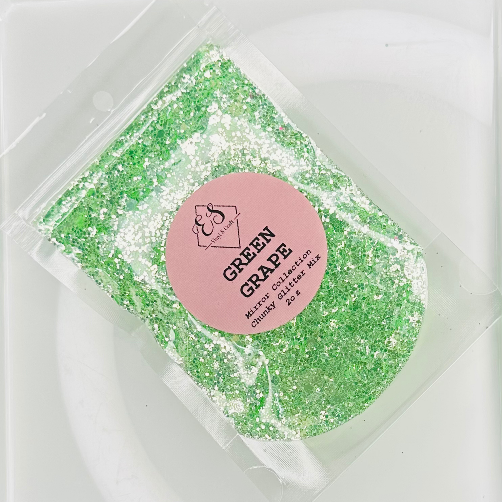 Green Grape - Mirror Chunky Glitter Mix image 0