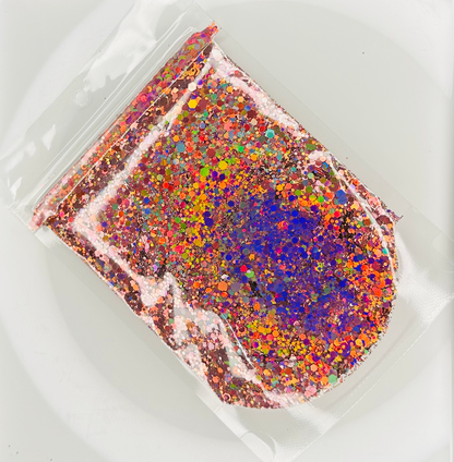 Rose Gold - Holographic Chunky Glitter Mix image 1