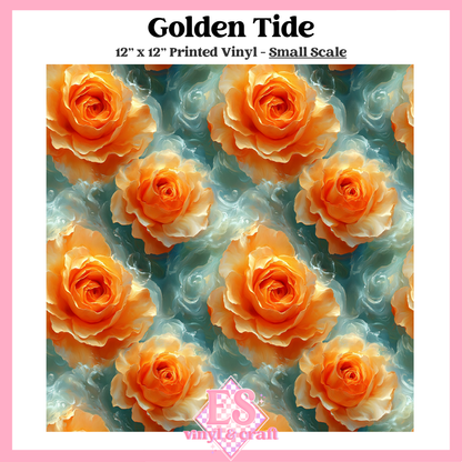 Golden Tide - Small or Large Scale Options - 12" x 12" Sheet image 1