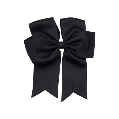 Dovetail Hair Bow Clip 6" - Black image 0