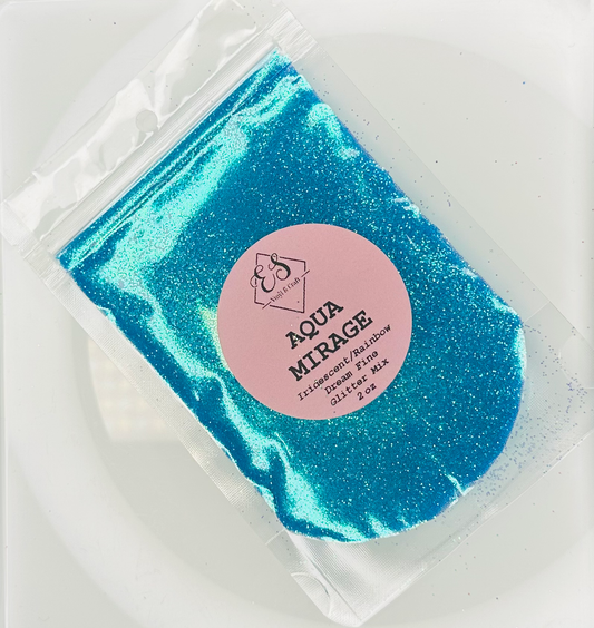 Aqua Mirage - Iridescent/Rainbow Dream Fine Glitter Collection image 0