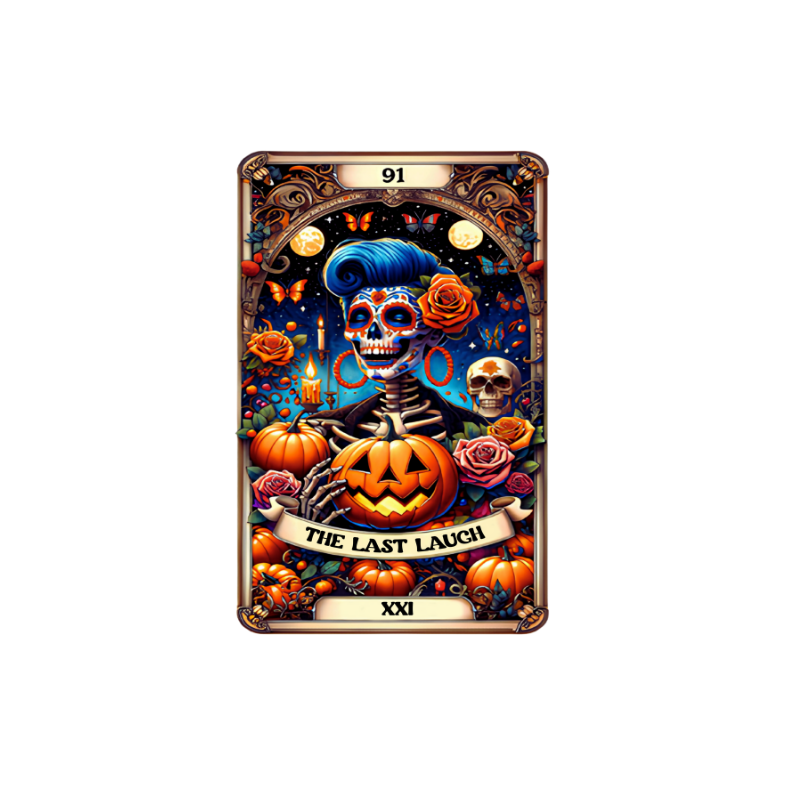 Halloween Tarot Card Decals -White Glossy Vinyl Section 1 image 10