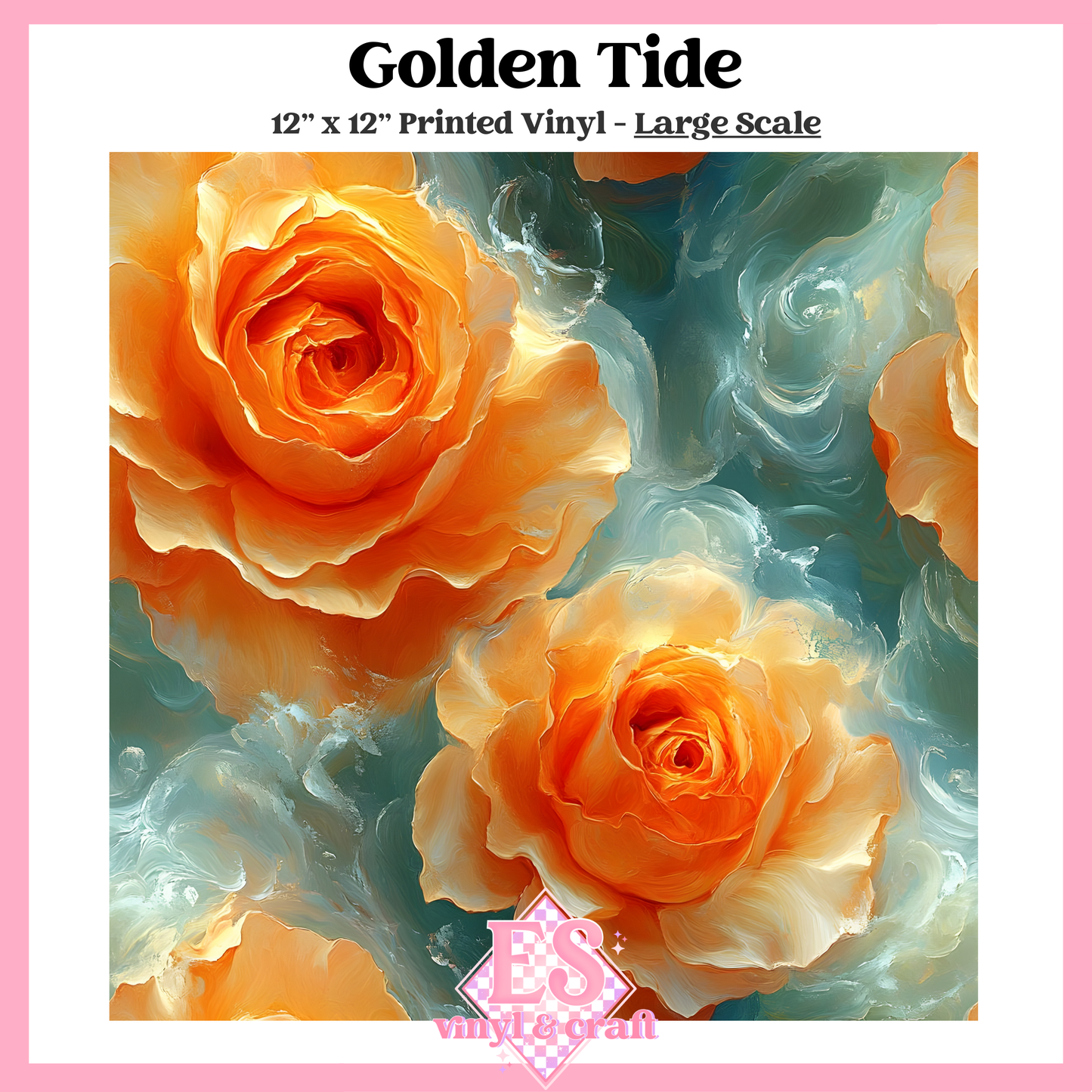 Golden Tide - Small or Large Scale Options - 12" x 12" Sheet image 2