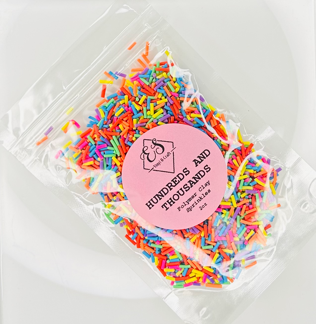 Hundreds and Thousands - Polymer Sprinkles image 0