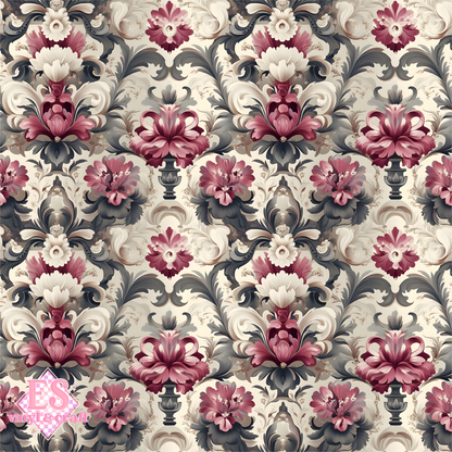 Velvet Baroque Collection SMALL Print - Section 1 - 12" x 12" Sheet image 6