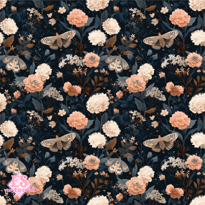 Flutter & Bloom Collection - UV Printed Vinyl 12" x 12" Sheet image 5