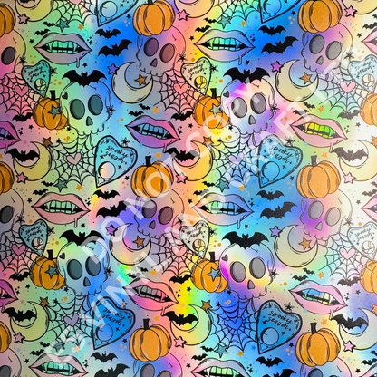UV Printed Holographic Teckwrap Permanent Vinyl - A4 or 12" x 12" Sheet image 5