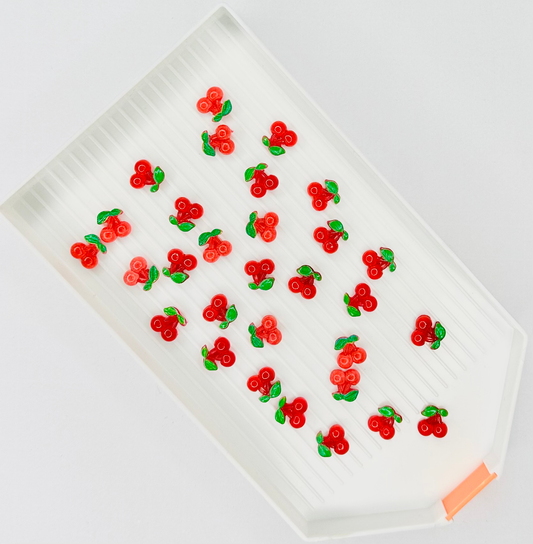 Cherries Cabochon Flat Back Charm (Pack of 10) image 0