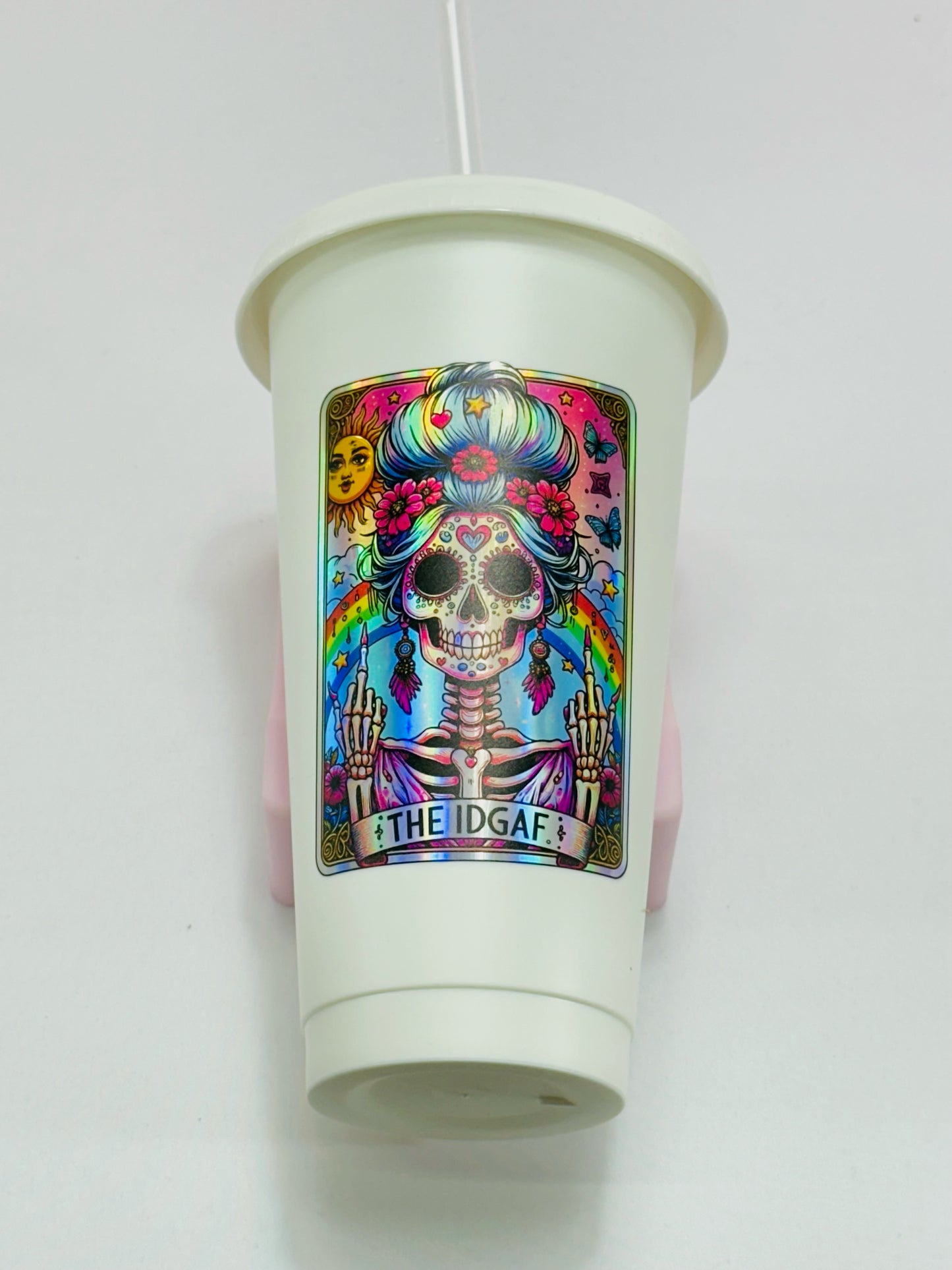 Tarot Card Decals - Teckwrap Holographic Rainbow Silver - Section 4 image 4