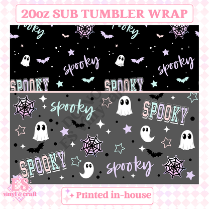 Spooky - Full 20oz Tumbler Sublimation Print image 1