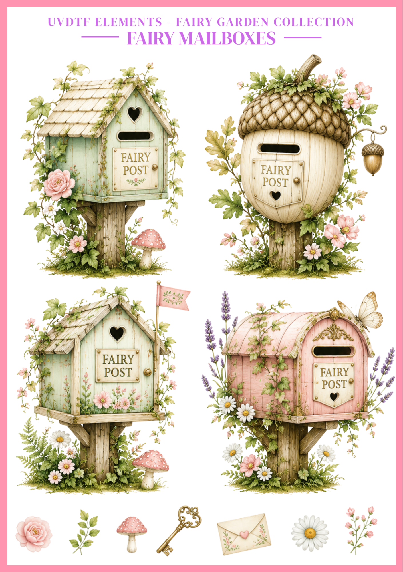 UVDTF Elements - Fairy Garden