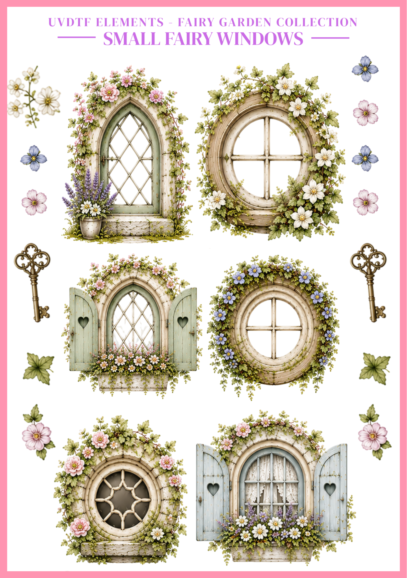 UVDTF Elements - Fairy Garden