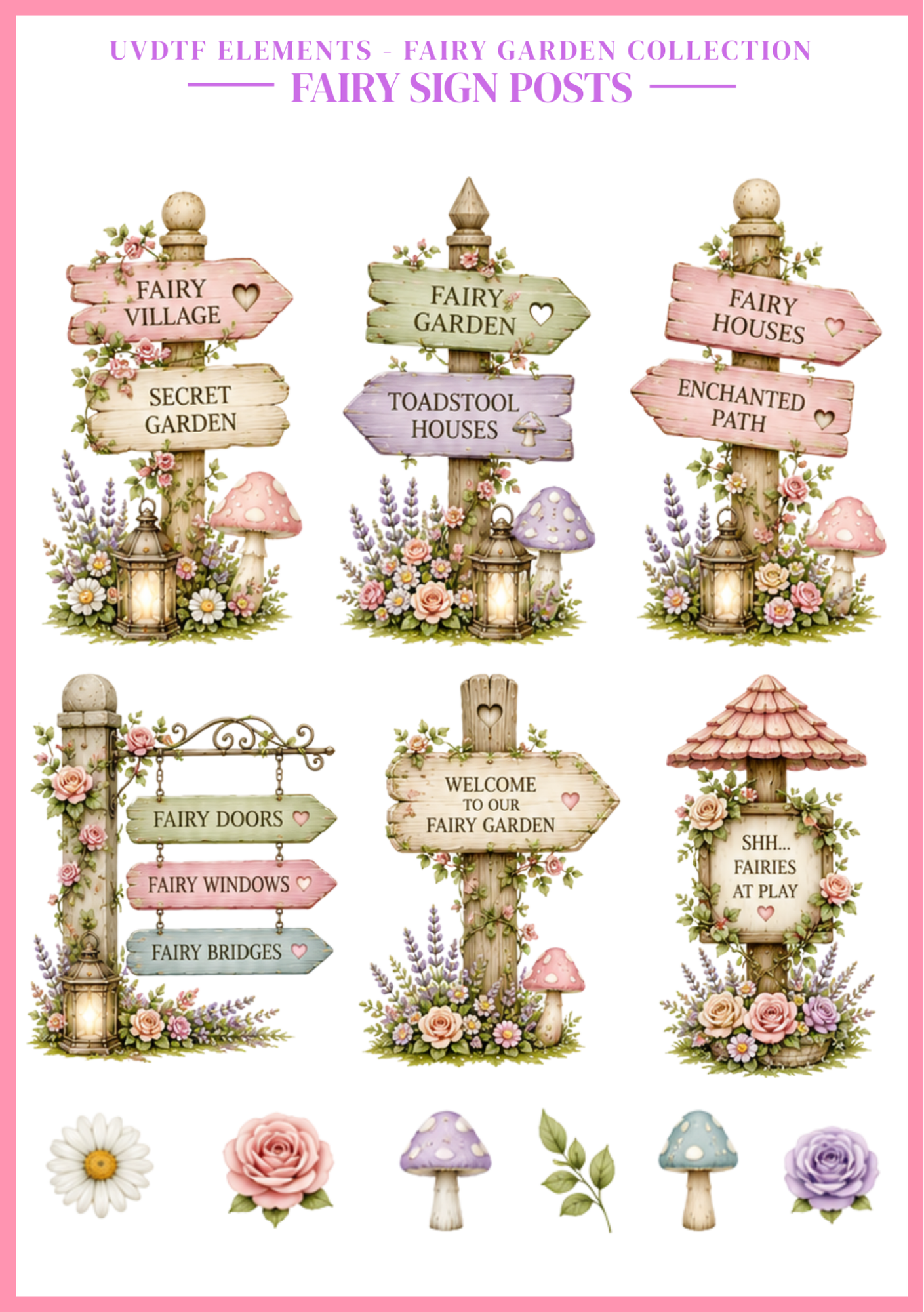 UVDTF Elements - Fairy Garden