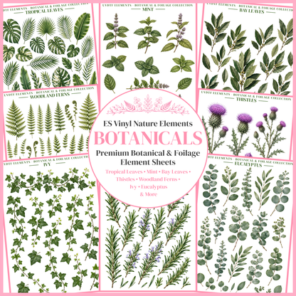 UVDTF Elements - Botanical & Foliage Collection