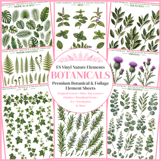 UVDTF Elements - Botanical & Foliage Collection