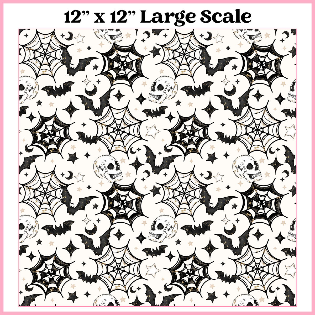 Web Bat - 12"x12" Printed Self Adhesive Vinyl