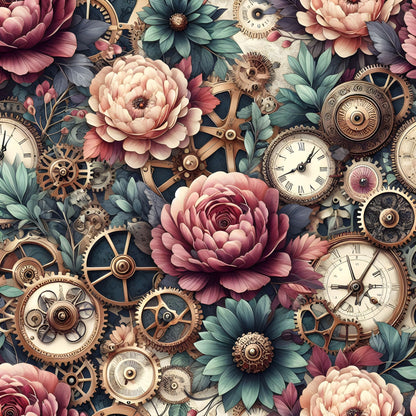 The Clockwork Bloom Collection - Chapter I - 12" x 12" Sheet