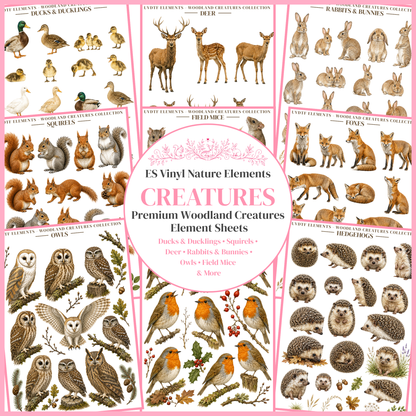 UVDTF Elements - Woodland Creatures