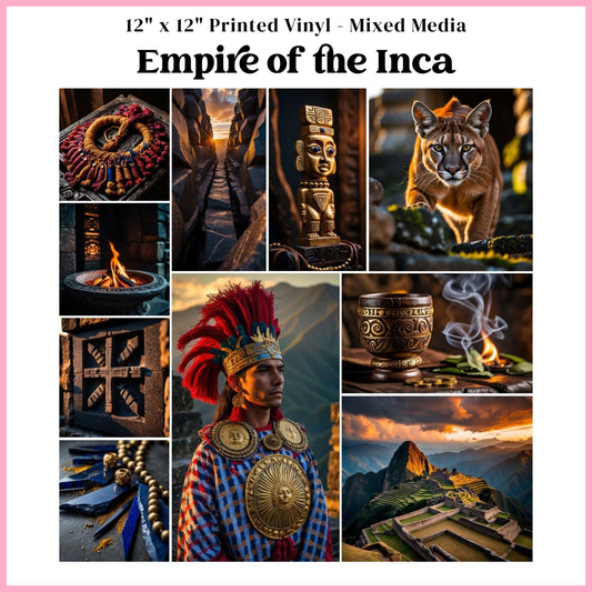 Empire of the Inca - Mixed Media Vinyl 12"x12" Sheet