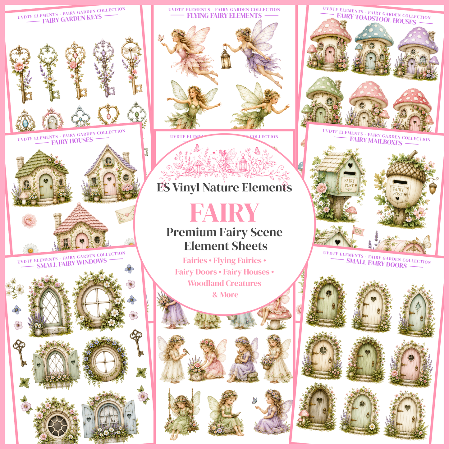 UVDTF Elements - Fairy Garden