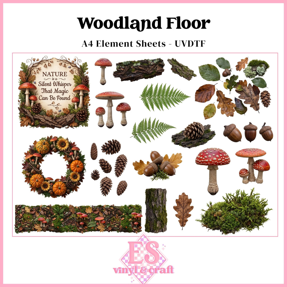 Woodland Floor - UVDTF Element Sheet
