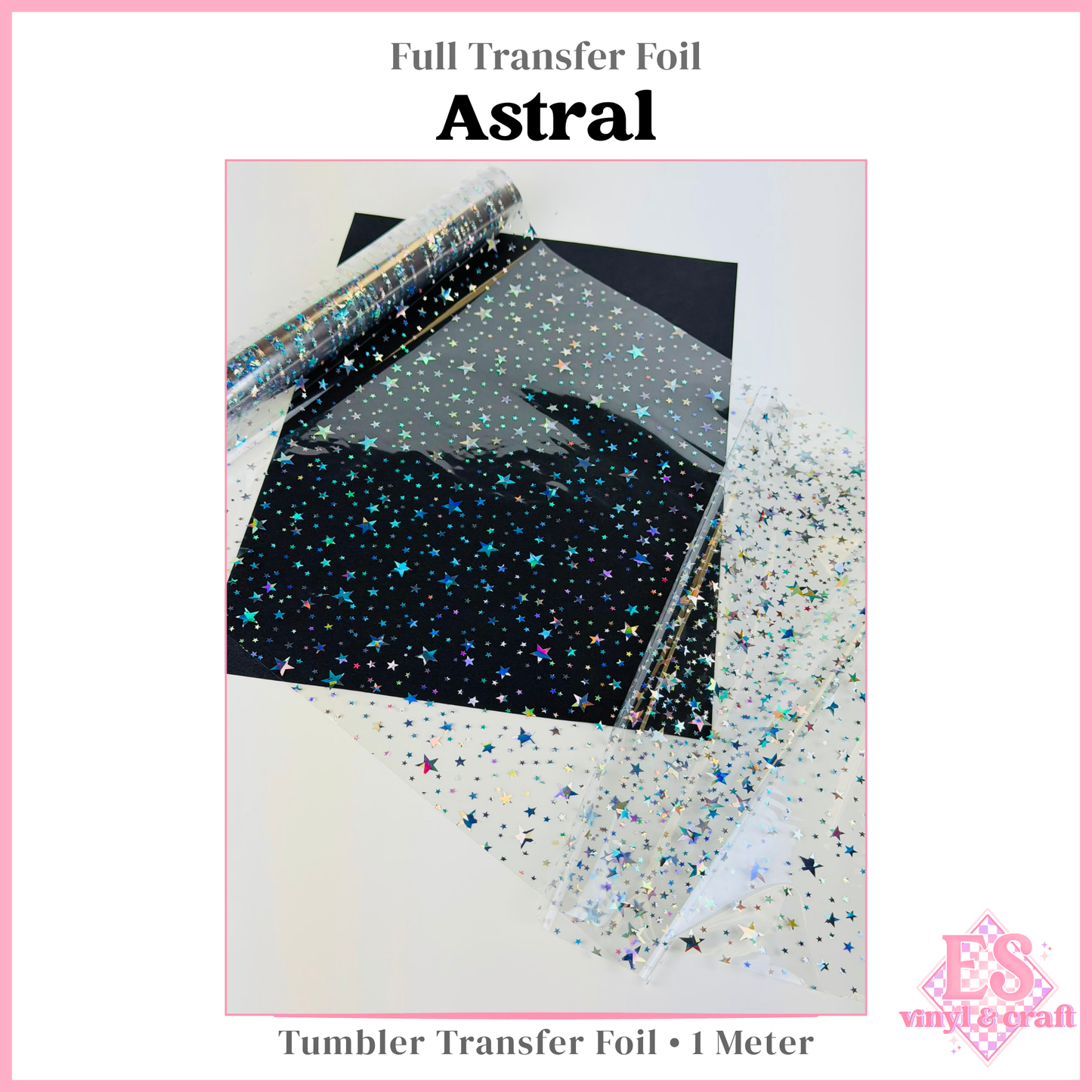 Astral - Full Transfer Foil - 1 Metre
