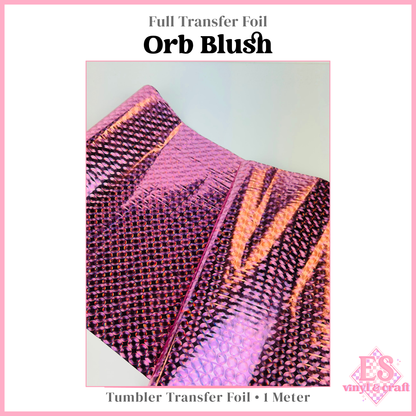 Orb Blush - Full Transfer Foil - 1 Metre