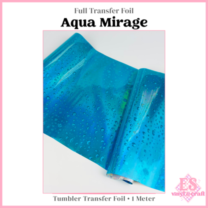 Aqua Mirage - Full Transfer Foil - 1 Metre