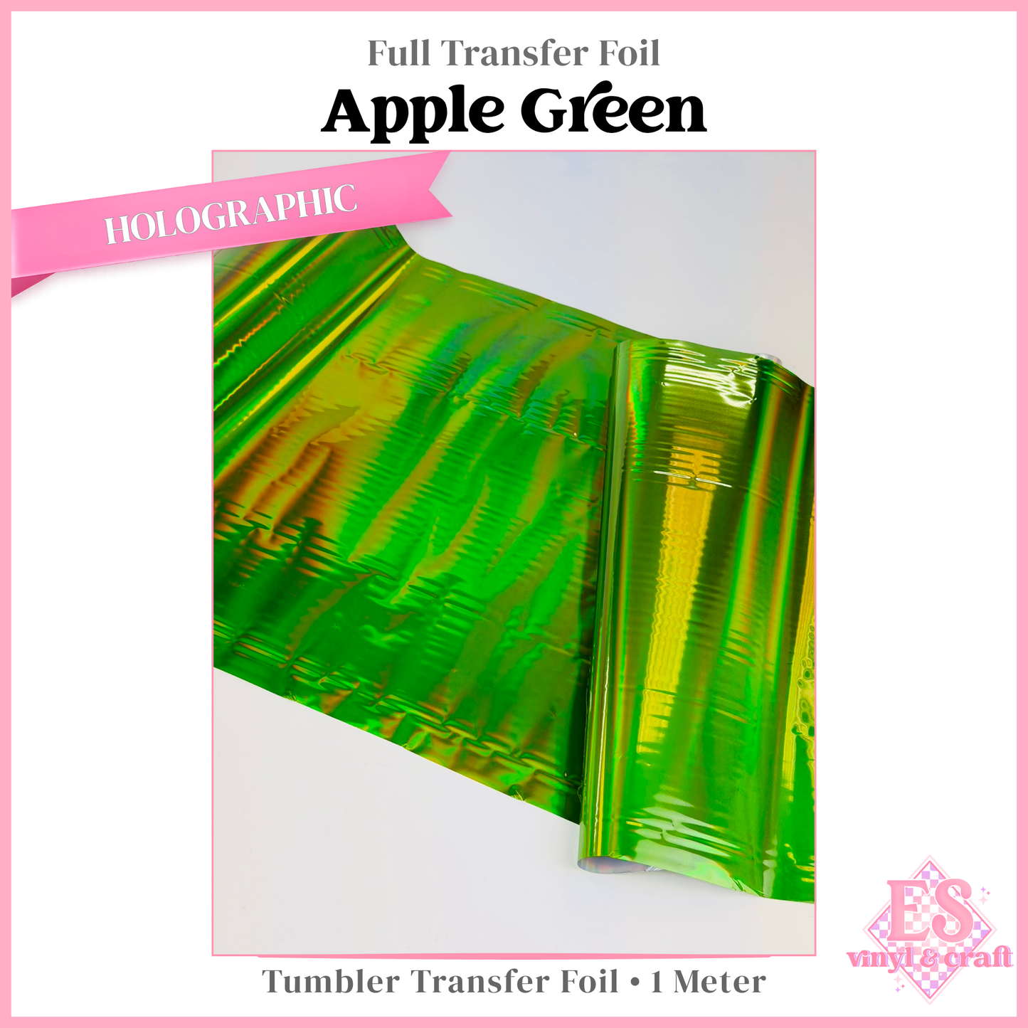 Apple Green - Full Transfer Foil - 1 Metre