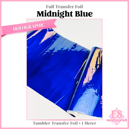 Midnight Blue - Full Transfer Foil - 1 Metre