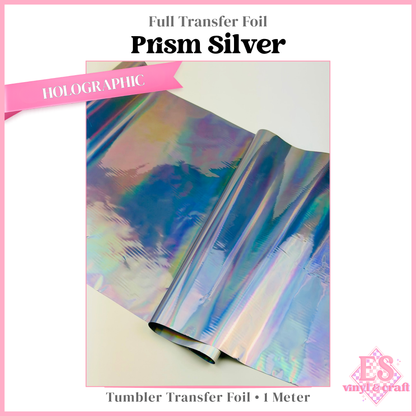 Prism Silver - Full Transfer Foil - 1 Metre