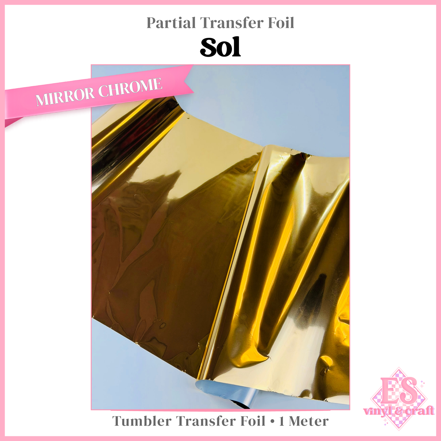 Sol - Partial Transfer Foil - 1 Metre