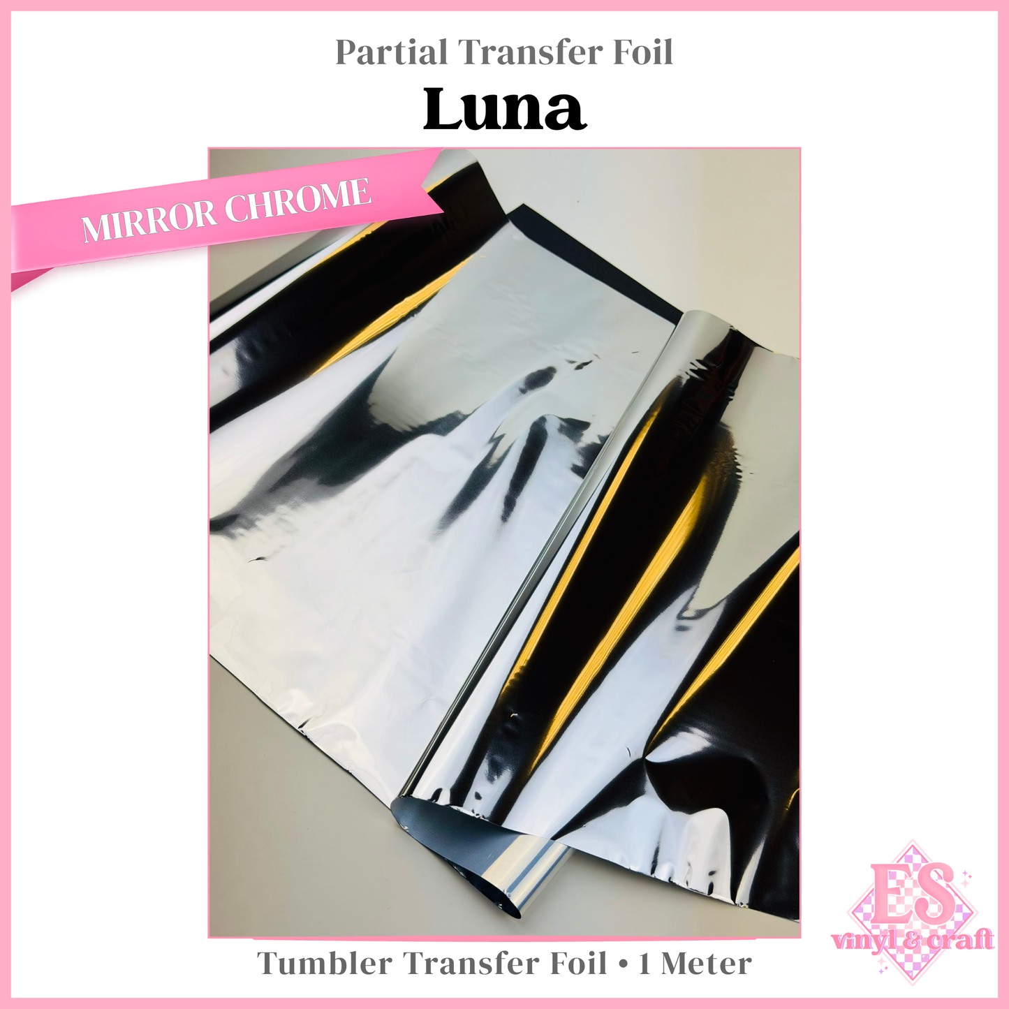 Luna - Partial Transfer Foil - 1 Metre