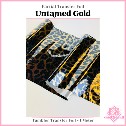 Untamed Gold - Partial Transfer Foil - 1 Metre