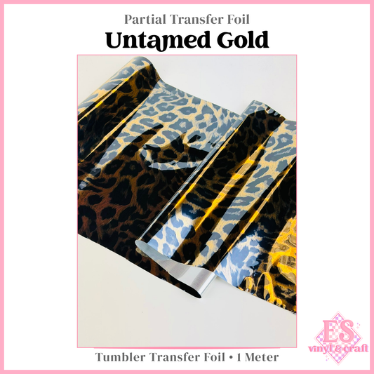Untamed Gold - Partial Transfer Foil - 1 Metre