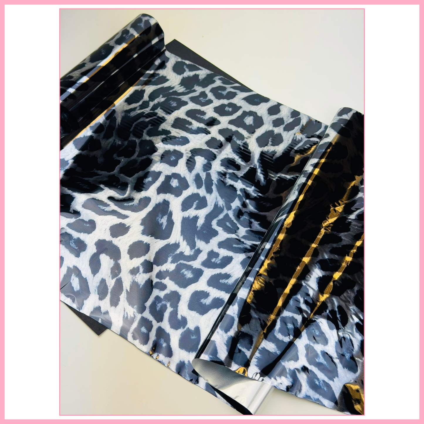 Untamed Silver - Partial Transfer Foil - 1 Metre