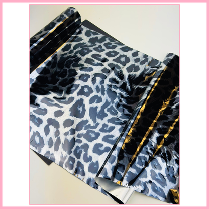 Untamed Silver - Partial Transfer Foil - 1 Metre