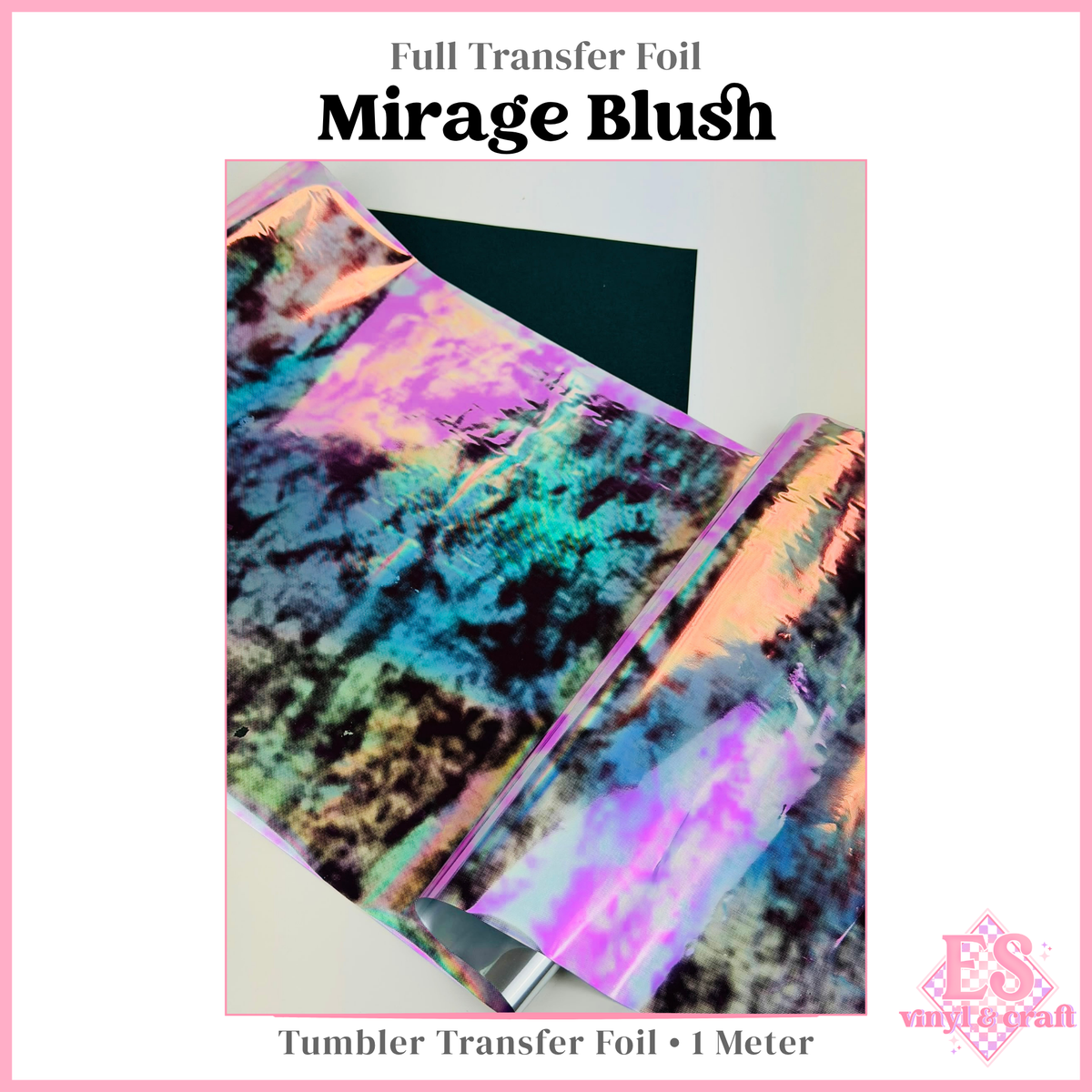 Mirage Blush - Full Transfer Foil - 1 Metre