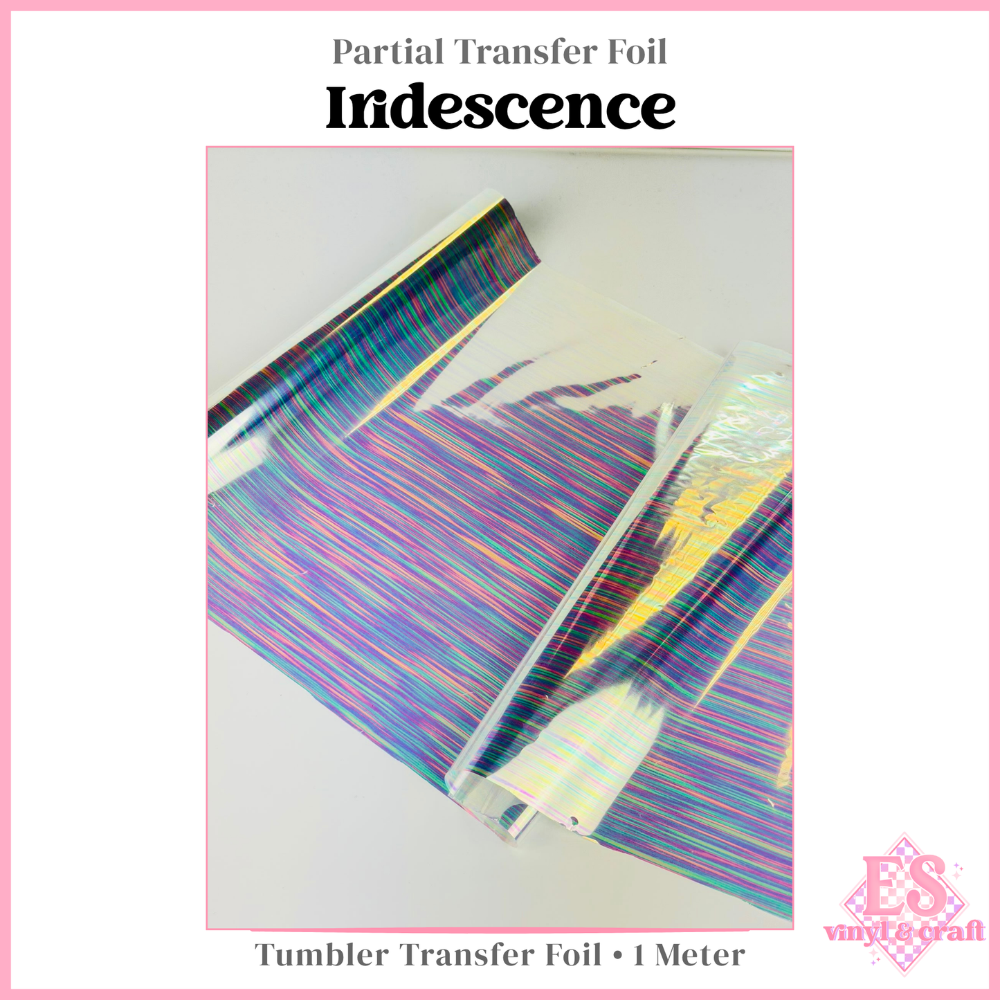 Iridescence - Partial Transfer Foil - 1 Metre
