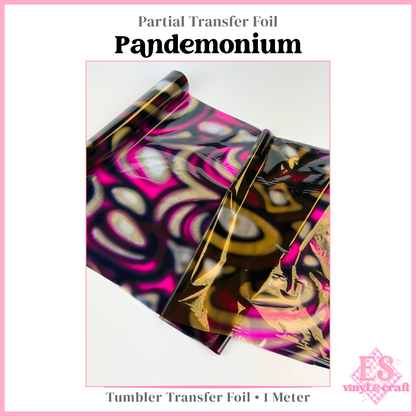 Pandemonium - Partial Transfer Foil - 1 Metre